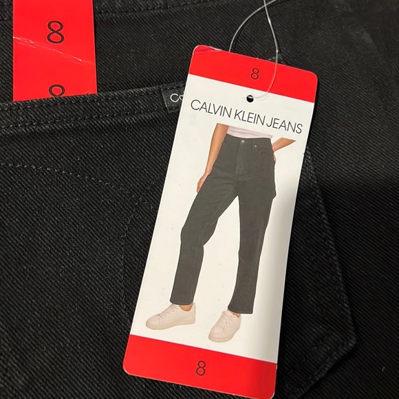 Calvin Klein Women High Rise Straight Leg Jean - Picture 1 of 3